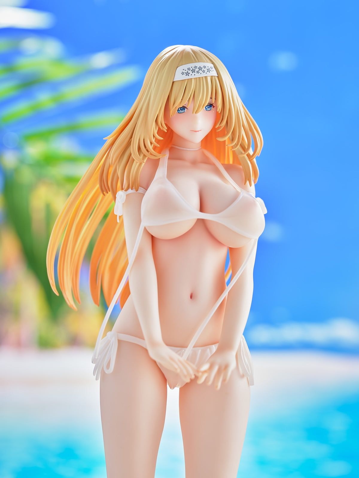 Toshi Tsutakaze Original Model Tomoe Sakura Swimsuit Blonde Ver. Healthy Ver. 1/5 Scale Figure