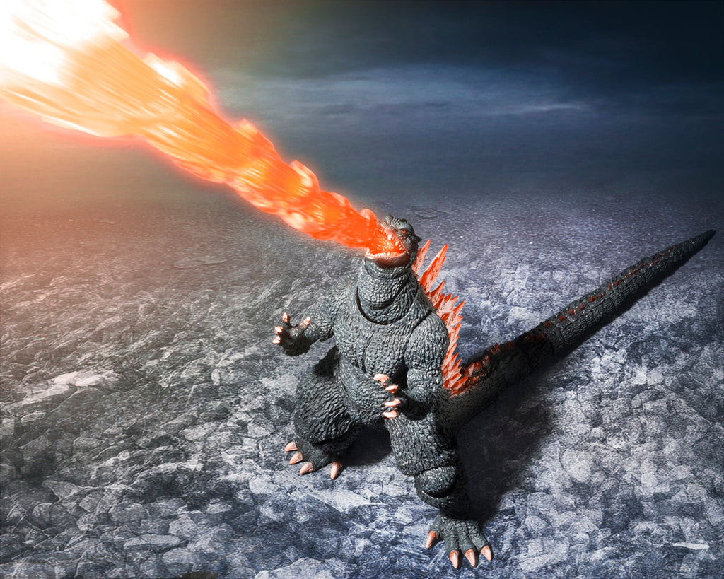 S.H.MonsterArts Godzilla (2004) Heat Ray Ver. Vs New Gotengo