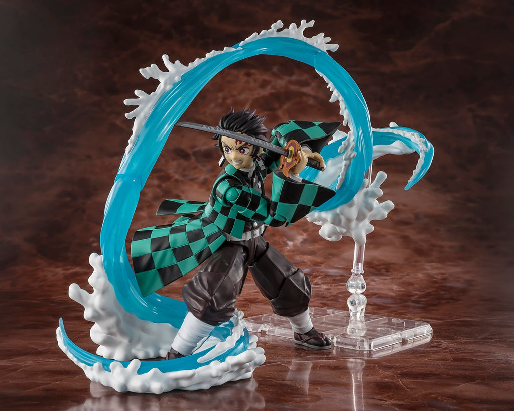 S.H.Figuarts Tanjiro Kamado and Giyu Tomioka Water Breathing Effect Set