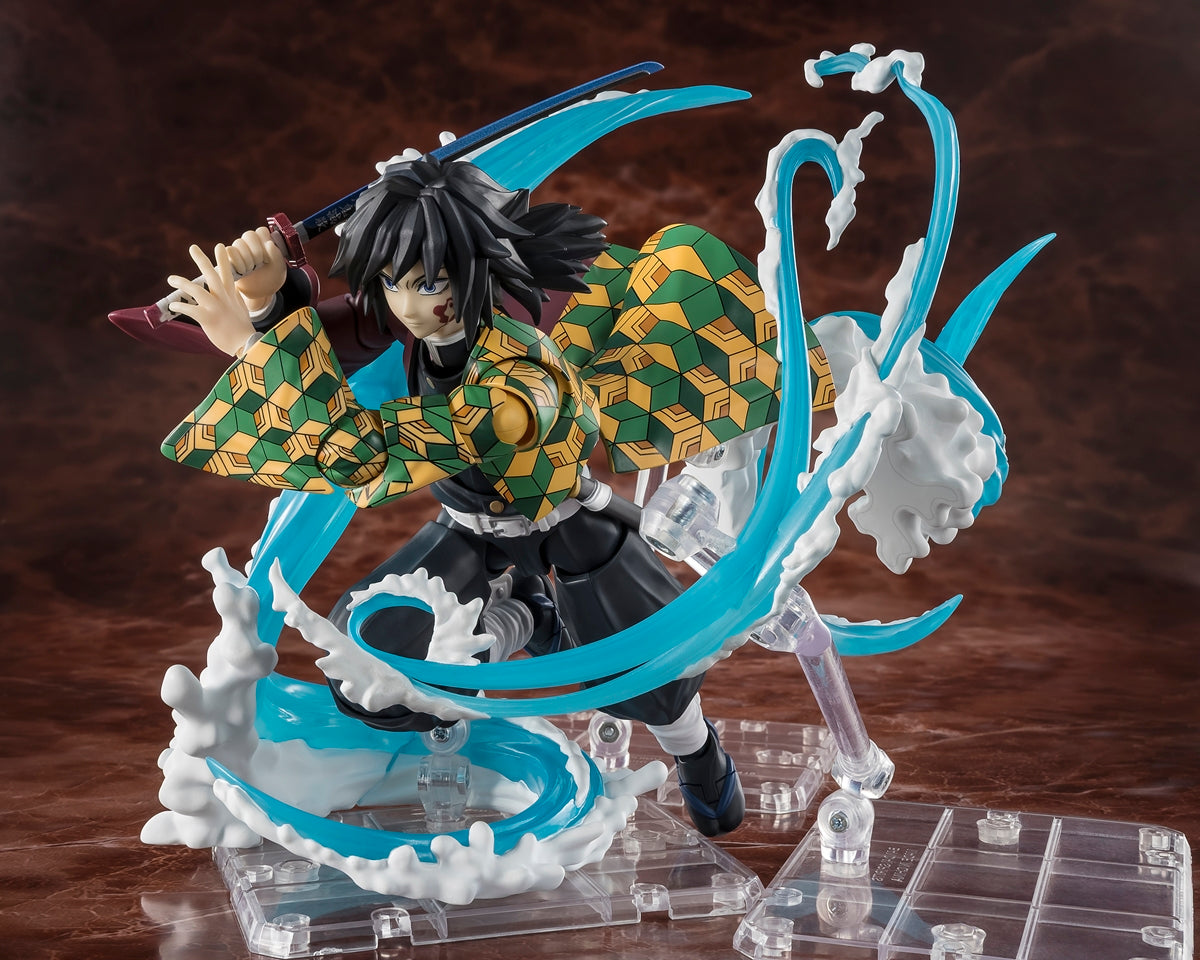 S.H.Figuarts Tanjiro Kamado and Giyu Tomioka Water Breathing Effect Set