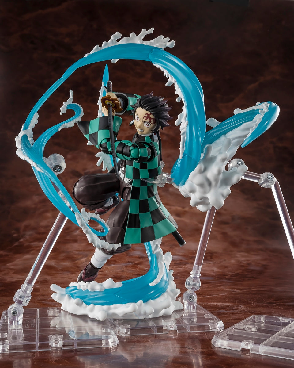S.H.Figuarts Tanjiro Kamado and Giyu Tomioka Water Breathing Effect Set