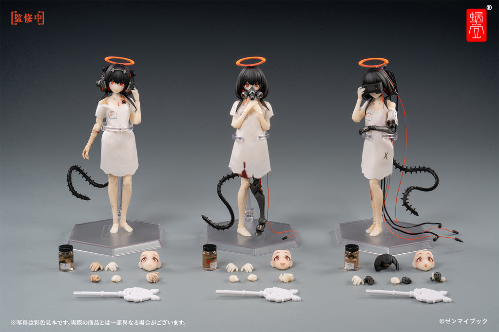 Three Wise Monkeys (See no Evil, Hear no Evil, Speak no Evil) Premium Set 1/12 Action Figure